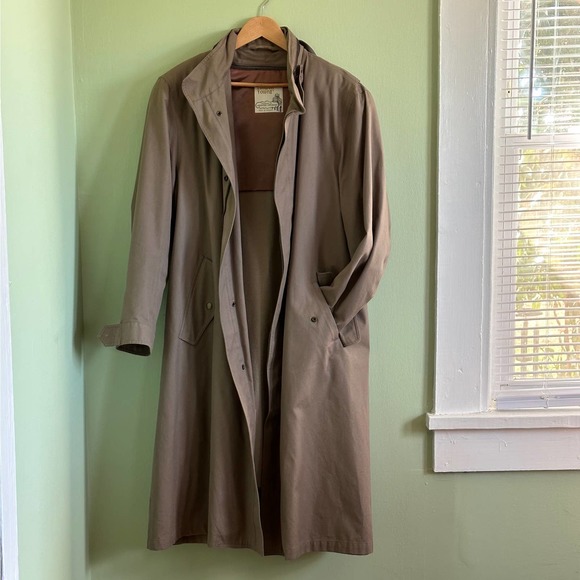 London Towne Other - VTG London Towne Mens Trench Coat Size 42 Regular